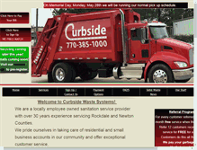 Tablet Screenshot of curbsidewastesystems.com